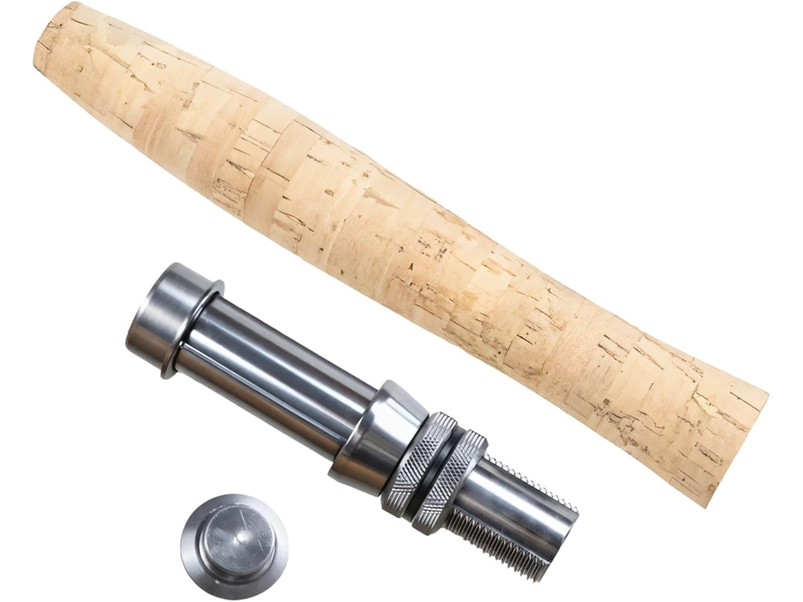 Kit de Cabo BESPORTBLE para Vara de Pesca com Empunhadura de Cortiça e Suporte de Carretel Universal