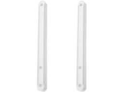 Conjunto De 2 Corrediças Para Gavetas 180mm Em Plástico Branco, Acessório Para Trilho Deslizante De Gavetas E Guarda