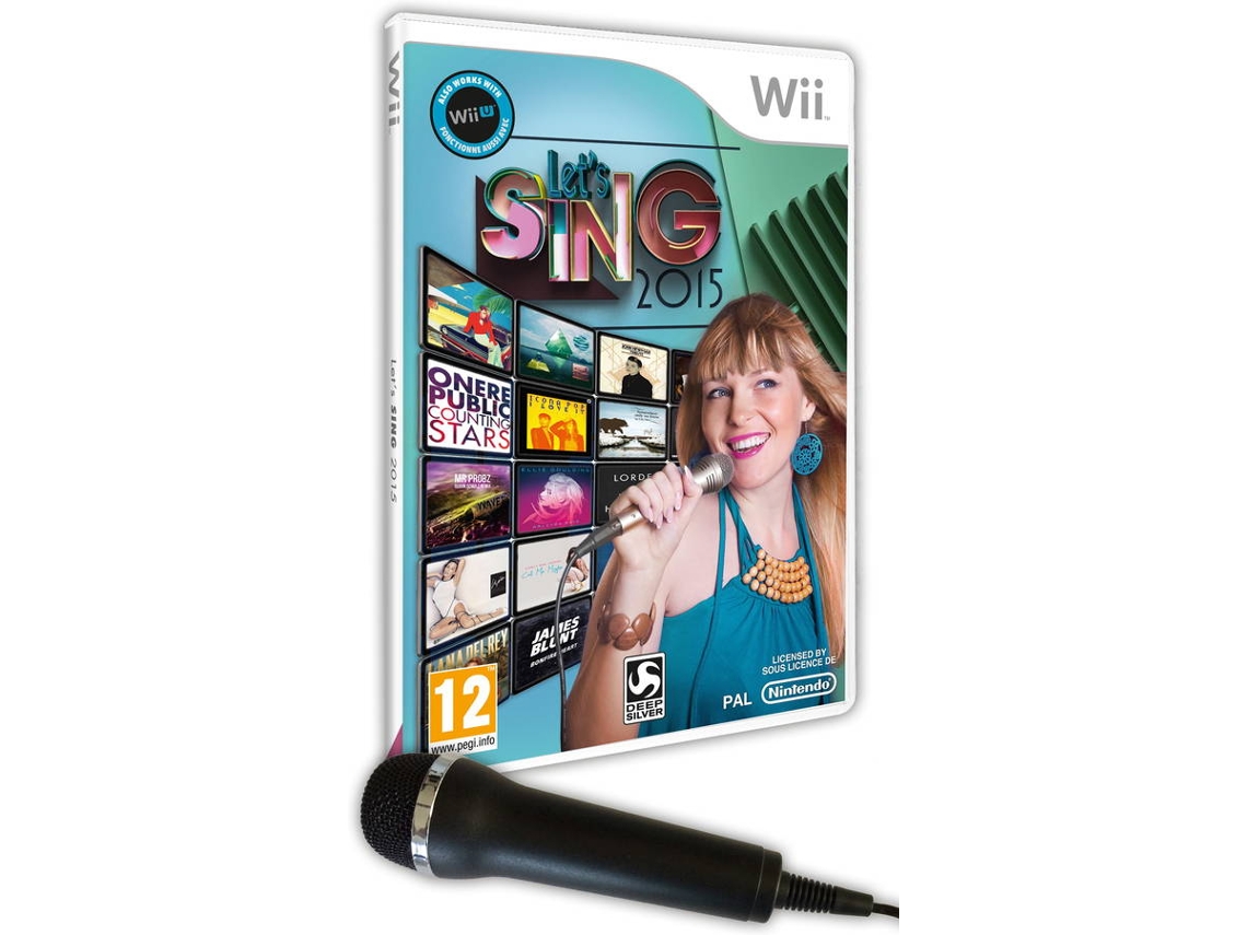 Jogo Nintendo Wii Let'S Sing 2015 + 1 Micro
