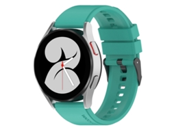 Bracelete para Samsung Galaxy Watch 5 XIAOMOYU em silicone black buckle step (20mm) Teal