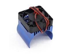 Dissipador de Calor com Ventoinha de Refrigeração do Motor Vermelha Nº 42 Mm para Peças de Automóvel Rc Arrma Kraton Talion Typhon MDUG