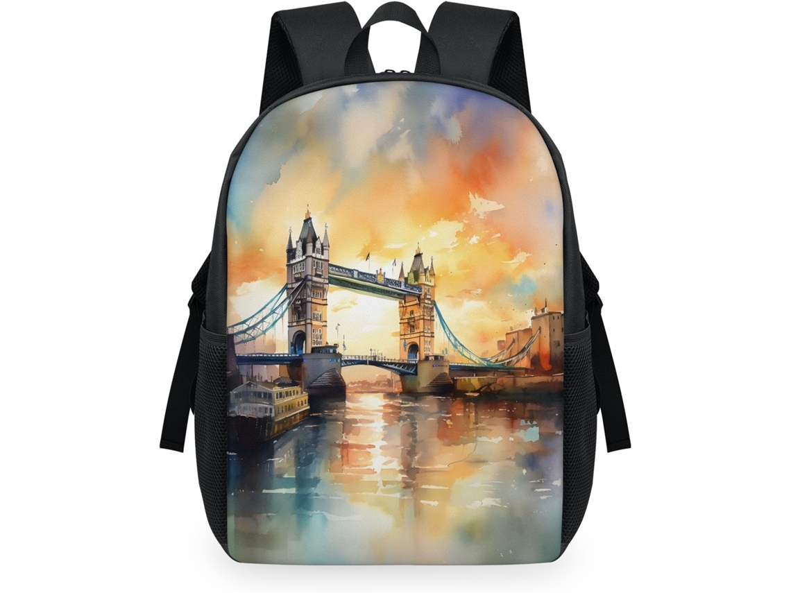 Mochila TROPICALLIFE com Estampa Aquarela (32x15x44cm)