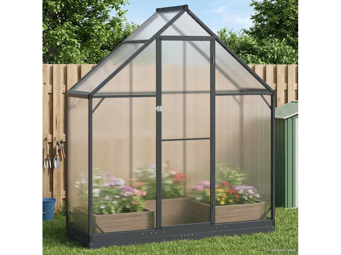 Vidaxl Estufa De Jardim 183,5 X 63,5 X 207 Cm