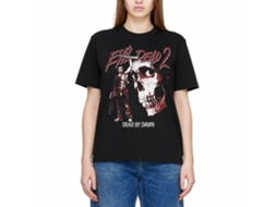 Rockinstone Evil Dead Ash And Skull Black Adult T-shirt Size:m