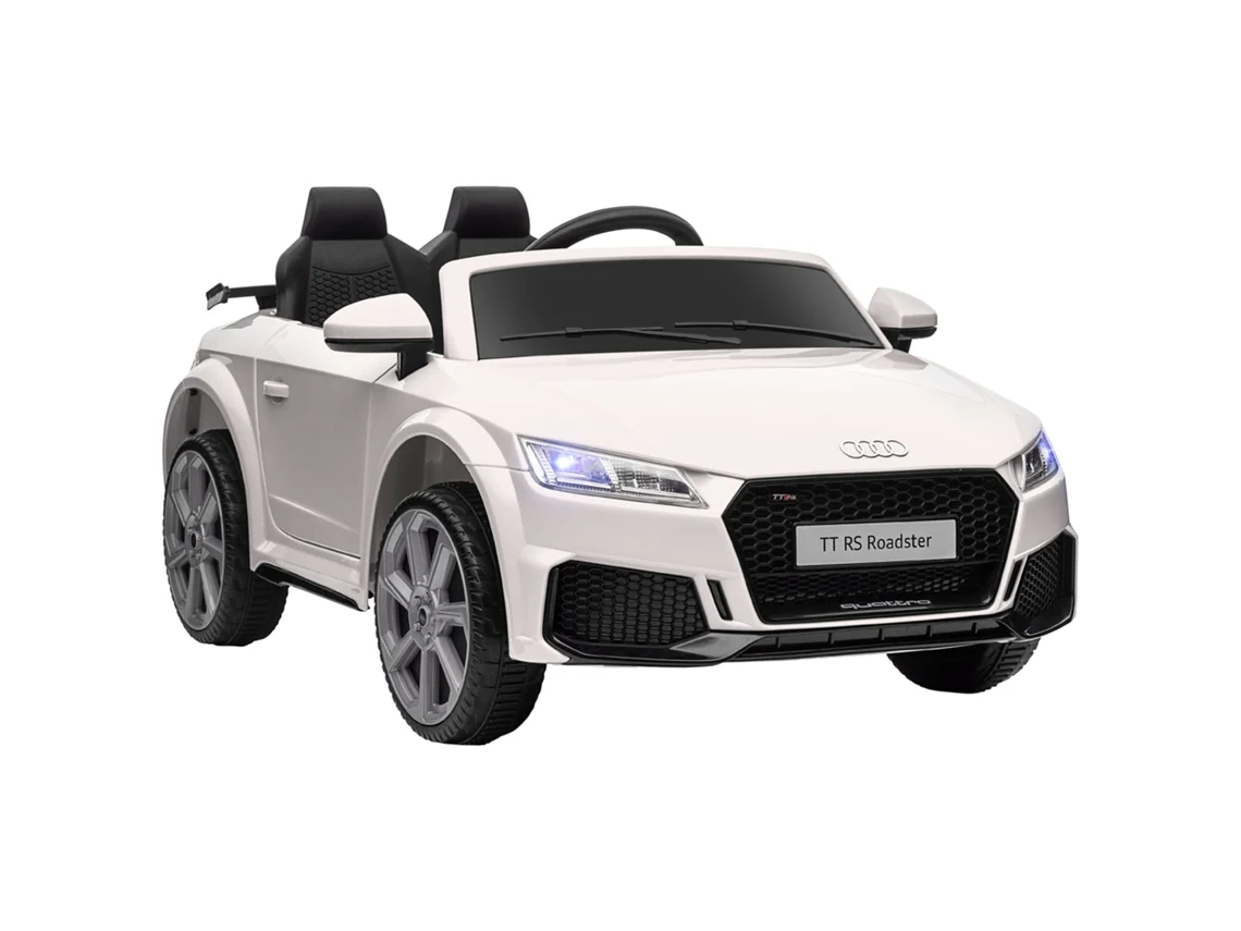 Carro Elétrico Crianças Pp E Metal Cor Branco 102x60x44 Cm Homcom