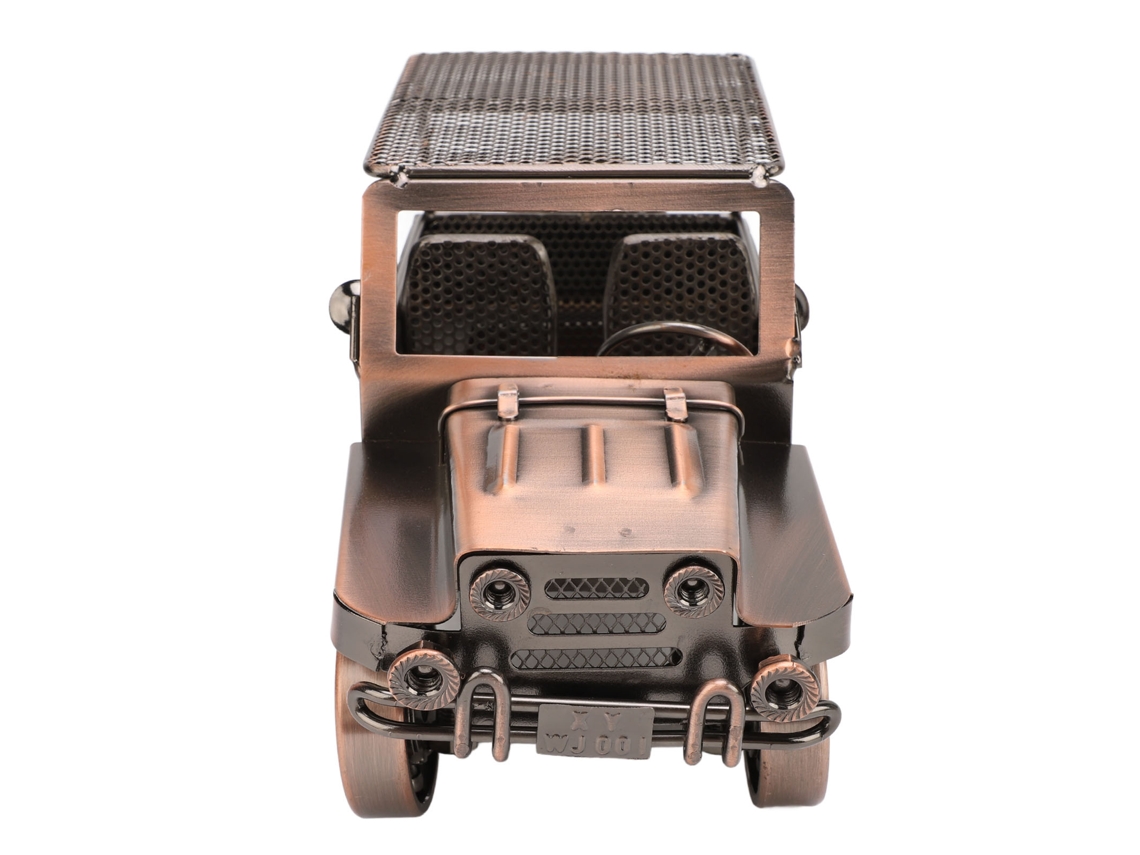 Walshlxq figura de Carro de Metal Die Cast Modelo Antiguo Decoración para Hogar Entrada Estante Tv Gabinete de Vino Bronce