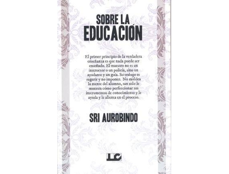 Livro Sobre La Educacion de Sri Aurobindo Ghose (Espanhol)
