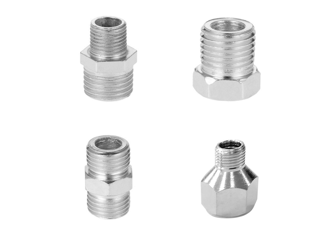 Kit Adaptador De Ar Profissional Laxiscreed De 4 Peças Para Compressores E Mangueiras Com Ligação Rápida