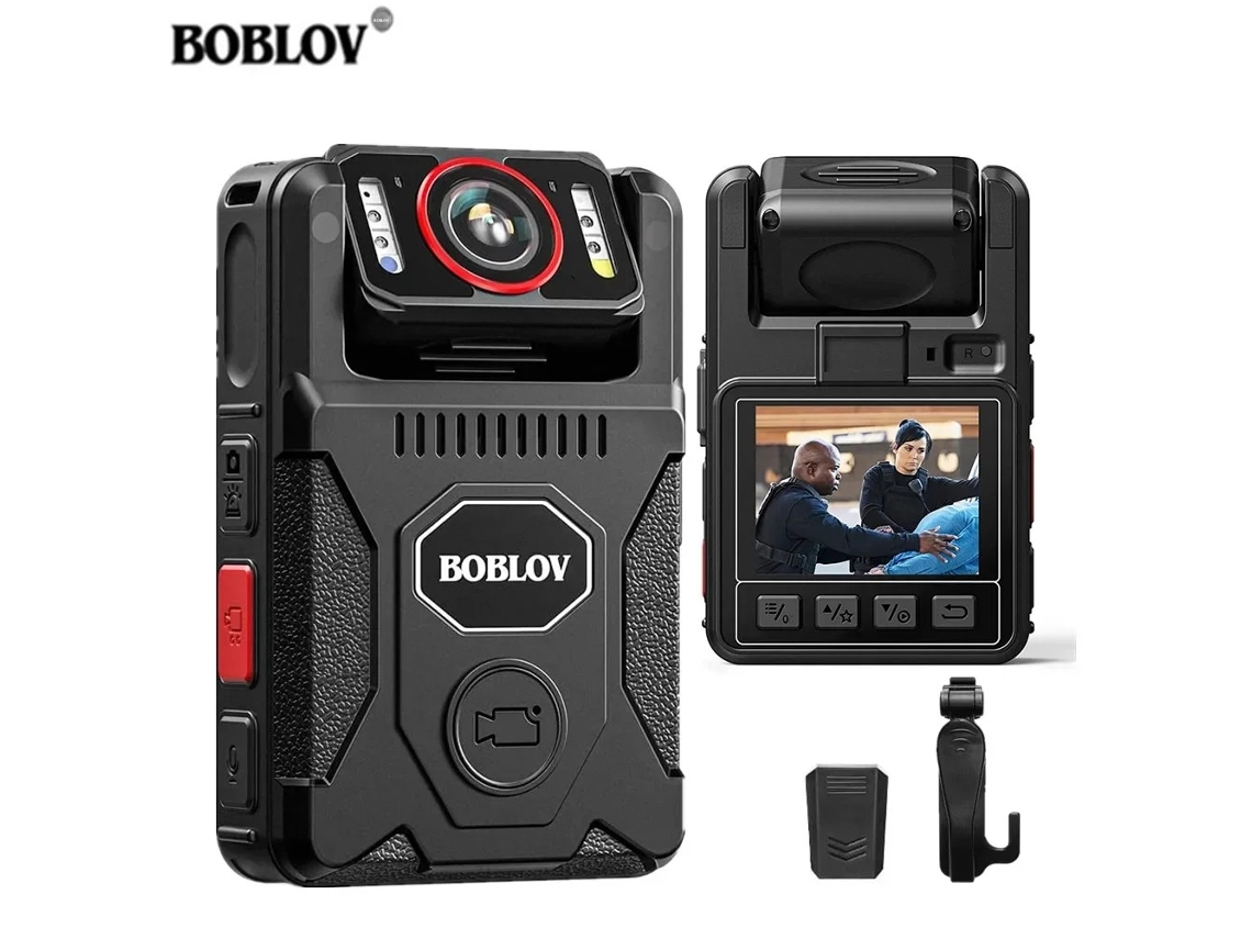 Câmera Corporal 4k com Gps, Disco Rígido de 128 Gb, Câmera com Rotação de 180°. MDUG