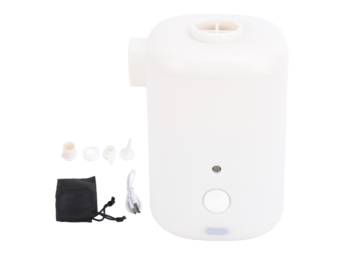 Bomba de ar elétrica portátil Primerox para inflar e desinflar colchões, equipamentos de natação e brinquedos.