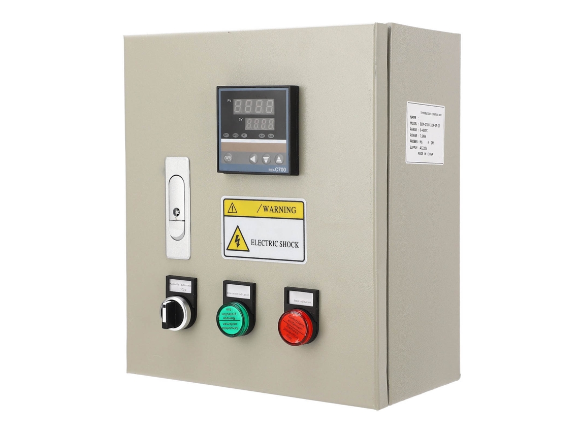 Caixa de Controle de Temperatura Trifásica Pid