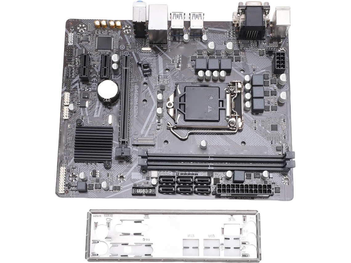 Placa Mãe B460m Gaming M Atx, M.2, Sata 3.0 6gb/s, Usb 3.0, Vga/dvi, Memória Ddr4 Para Lga1200, Compatível Com Core I3, Componentes De Computadora