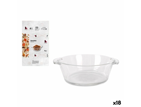 Conjunto Para Aperitivos Arcoglass Anubis (vidro transparente)