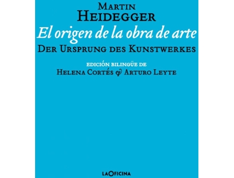 Livro El Origen De La Obra De Arte de Martin Heidegger (Espanhol)