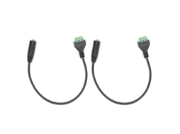 Cabo Conector Fêmea 3.5mm LAXISCREED Ouro Sem Solda