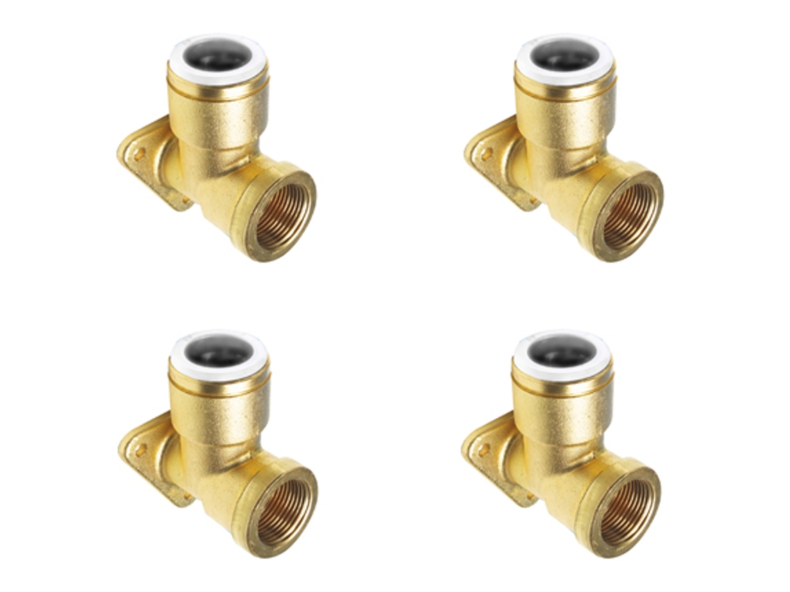 Cotovelo de Placa Traseira John Guest JG SPEEDFIT 4x de 15 mm