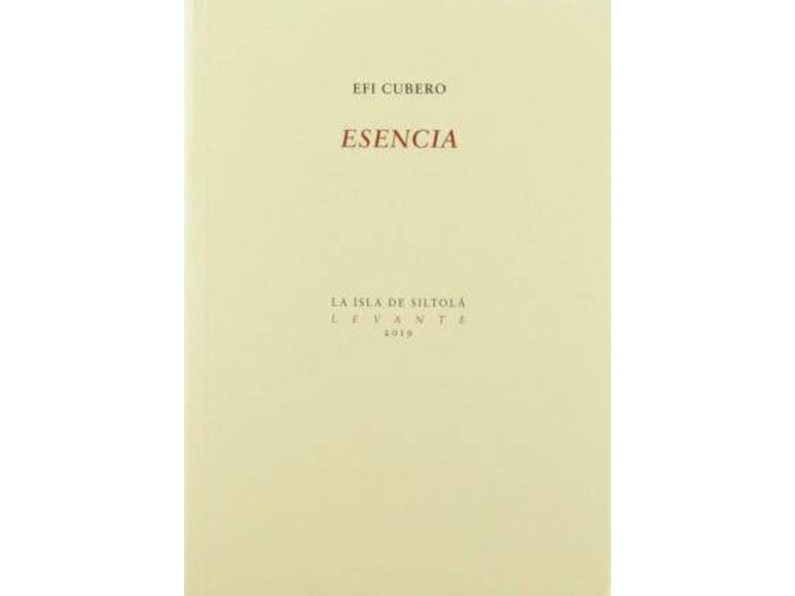 Livro Esencia de Efi Cubero Barroso (Espanhol)