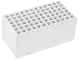 Organizador de Mesa Stobaza Branco com 72 Compartimentos em Madeira e Plástico, Ideal para Canetas Lápis Cor,