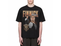 Rockinstone Hunger Games Movie Finnick Odair Duo Photo Black Adult T-shirt Size:m