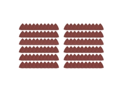 120pcs Triangular Hook And Loop Sandpaper, Fit 3 1/8 Inch Multi Tool, 40 60 80 10 Grit