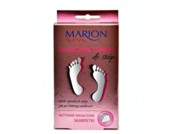 Spa Márcia Tratamento Esfoliante Para Pés 1 Par De Meias 2 Saquetas De Líquido Ativo Marion