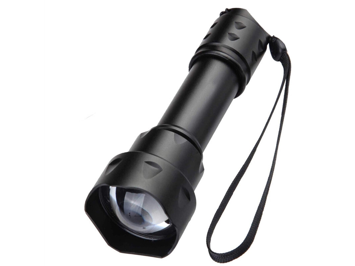 Lanterna Tática Led 3w/940nm-t20, Infravermelhos, Iv, 850nm/940nm, Visão Noturna, Zoom, Com Bateria 18650, À Prova De Água Ipx6