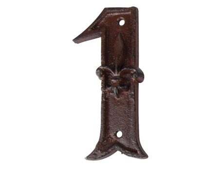 Número Da Casa Em Ferro Fundido, Dígito 1 Best For Boots