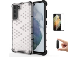 Kit Capa/Película e Suporte Samsung S21 Flexguard Rumble