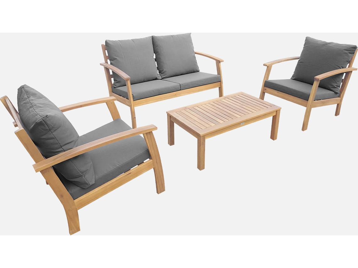 Mobiliário de Jardim SWEEEK Ushuaia (125X82X74Cm - 4 Lugares)