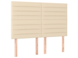 Headboard, Headboards Vidaxl Creme Tecido (144 Cm)