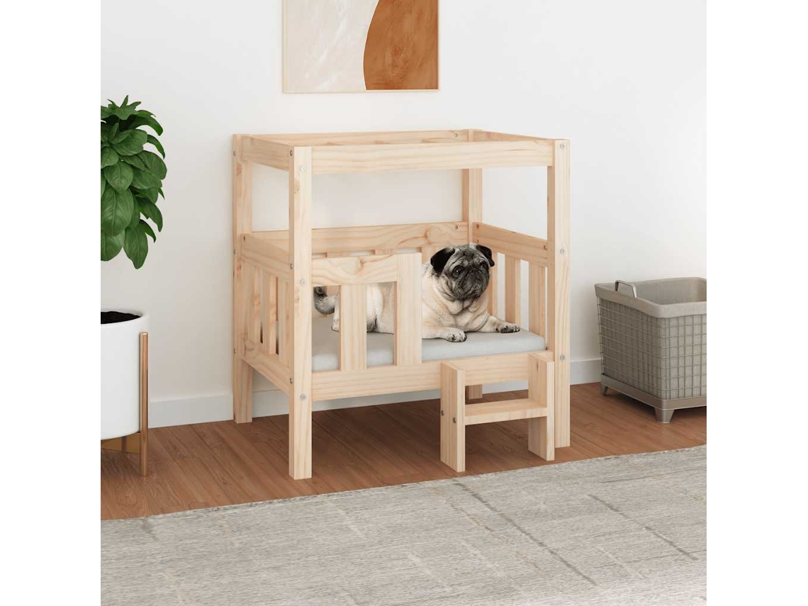 Vidaxl Cama 65,5x50,5x70 Cm Madeira De Pinho Maciça