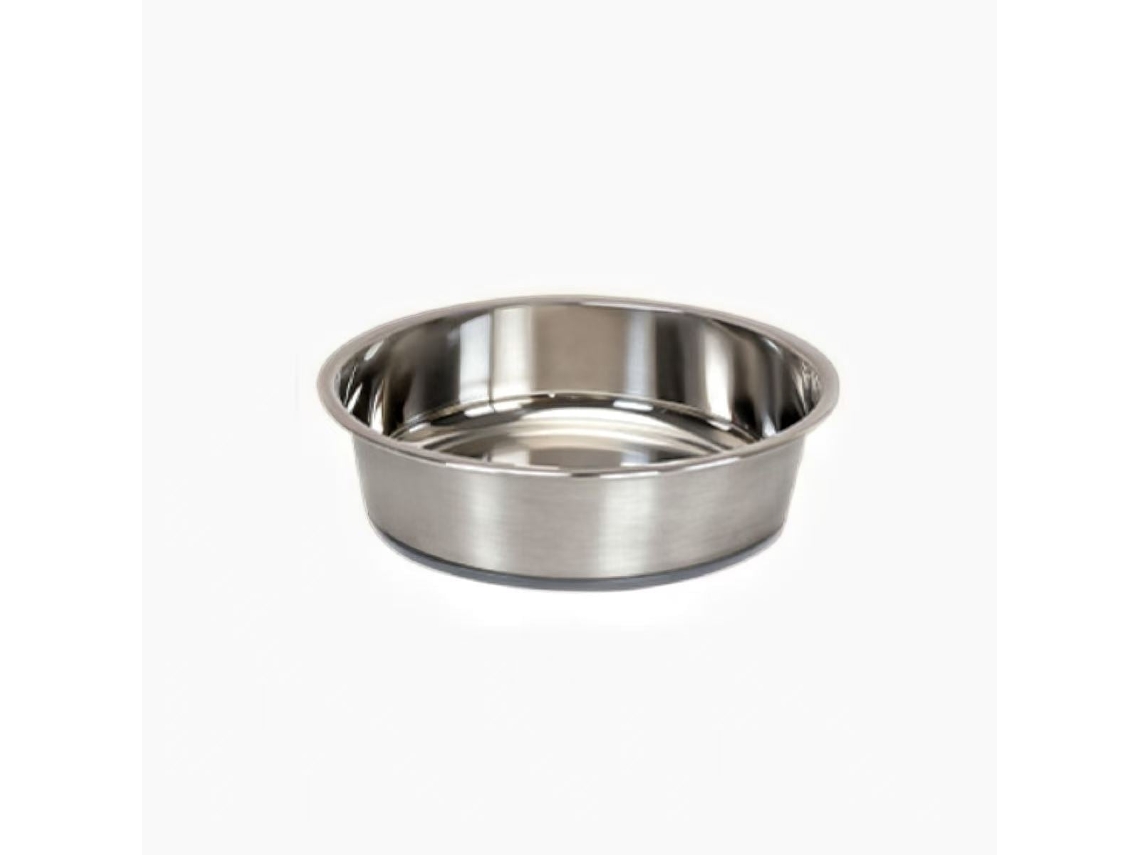 Caneca de Pet de Aço Inox Reforçada com Base Antiderrapante em Borracha Preta, Diâmetro 26cm, Individual ZSANFS