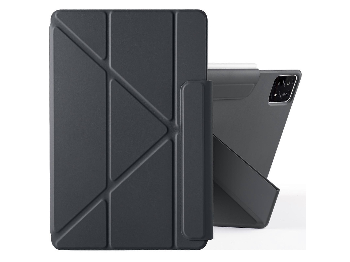 Capa de couro Webake para tablet com deformação magnética e fivela fixa
