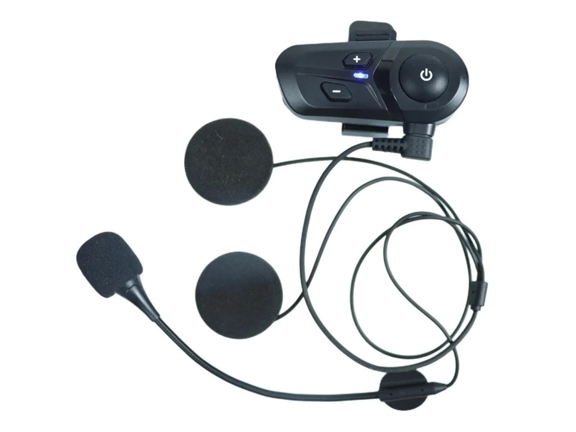 Auriculares Sem Fio Capacete Falantes Dágua Drivers Duplos Bestvite Rígida Preto