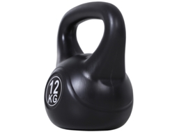 Kettlebell Kettlebell 12 Kg De Peso Com Halteres Preto Com Areia Para Iniciantes Cs