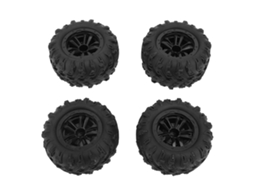Mali 4pcs Pneus de Reposição Esquerda Direita em Borracha para Wltoys 144001 144002 Scy16101 Scy16102 Mjx H16h H16e