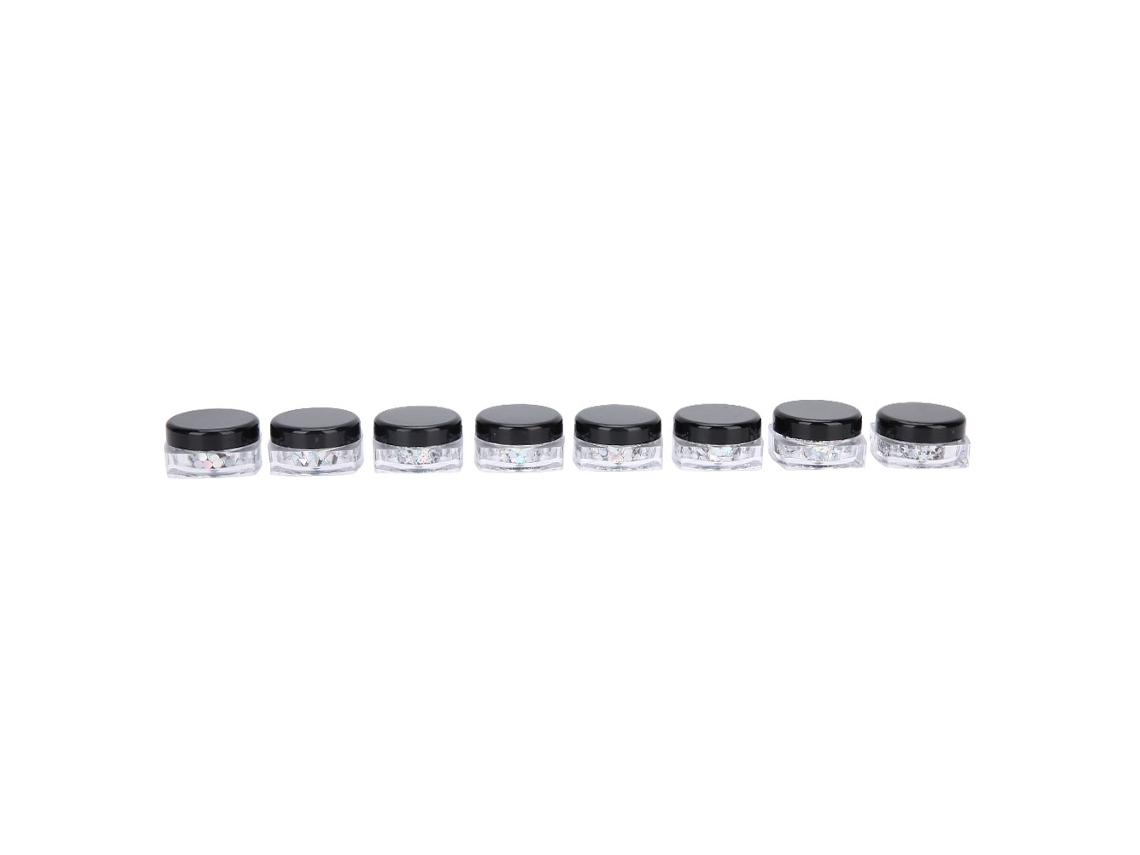 8pcs Paillettes De Uñas Para Arte De Uñas Diy Decoración Brilhante Acessorios Para Salão De Beleza