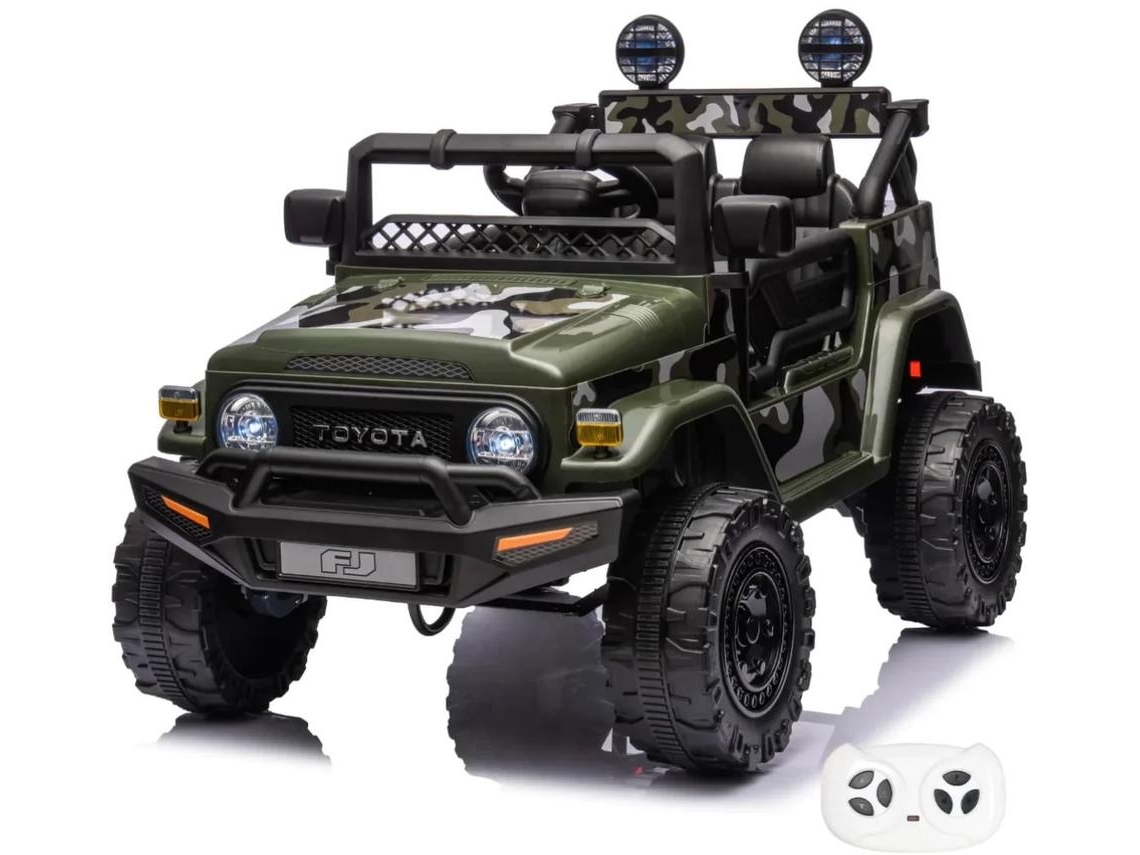 Carro Elétrico Para Crianças - Toyota Fj Cruiser 12v - 1 A 6 Anos - Verde