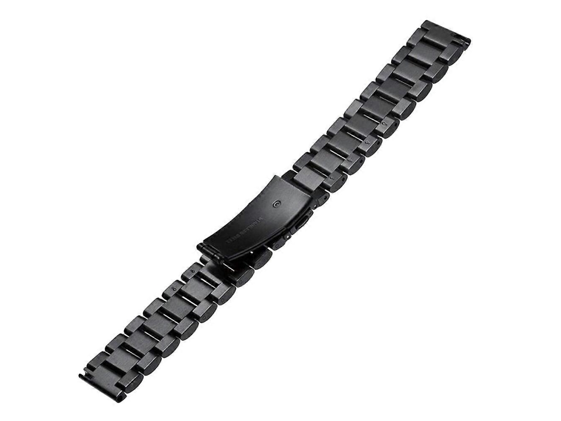 Pulseira De Relógio De Aço Inoxidável De 24 Mm, Pulseira De Metal Sólido Para Substituição, Compatível Com Suunto Olysi Shop (preta)