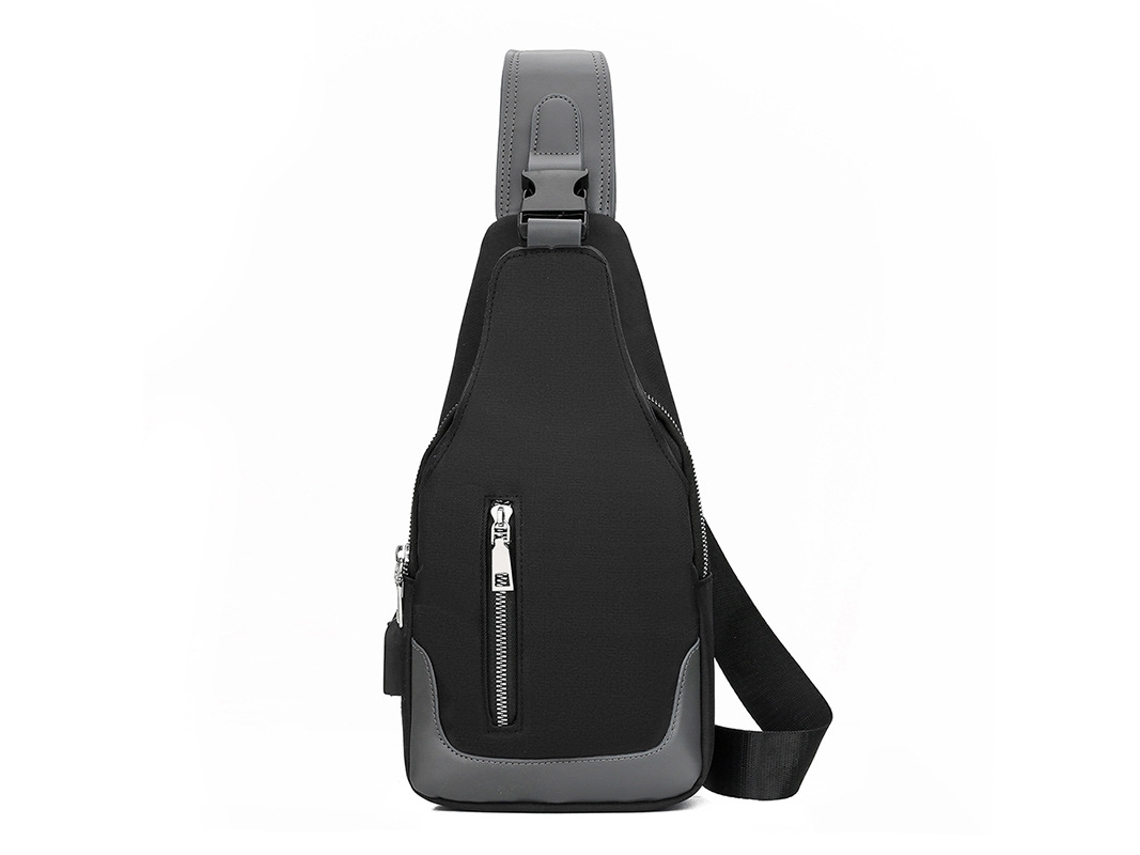 Bolsa De Peito De Tecido Oxford Masculina, Bolsa Mensageiro De Negócios Simples, Mochila Pequena Combinando Com A Cor Zeuxo