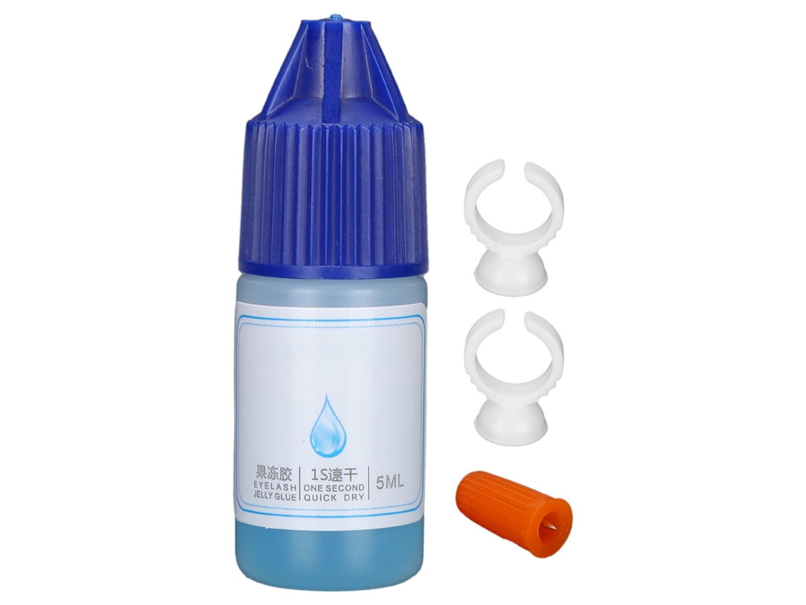 Cola Para Alongamento De Cílios Profissional Secagem Rápida Salão E Casa 5ml