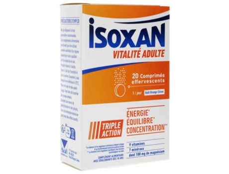 Vitality Adultos 20 comprimidos efervescentes ISOXAN