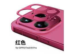 É Adequado Paraoppo Find X9 Pro vermelho - Embalagem Em Folha De Alumínio E Caixa De Papelão