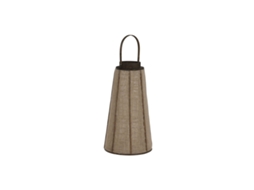 Castiçais Home Esprit Natural Juta Bambu 30,5 X 30,5 X 56,5 Cm