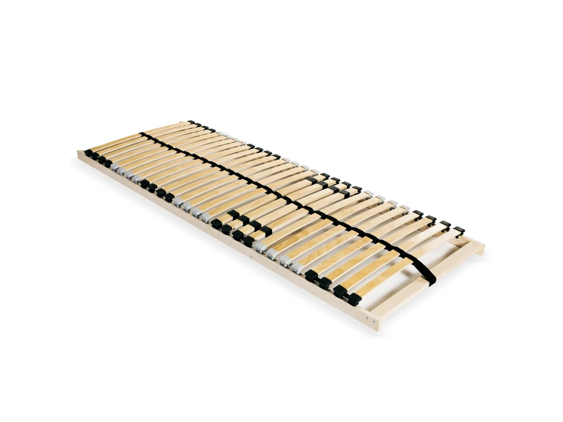 Vidaxl Estrado De Ripas Com 28 Ripas 7 Zonas 80x200 Cm