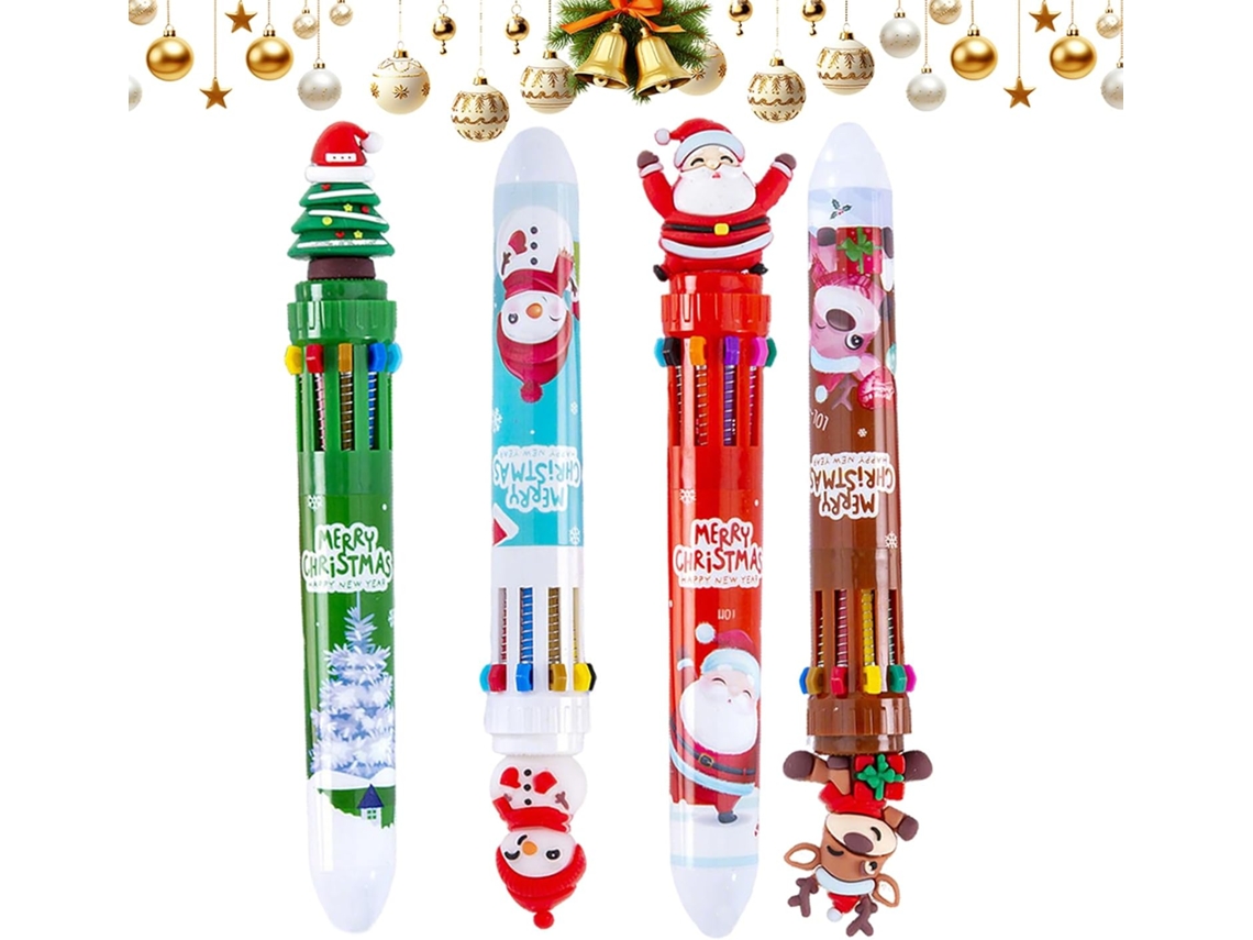 Canetas Em Gel Para Estudantes, Com Cabo Antiderrapante, 10 Cores,