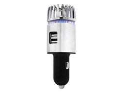 New 2 In 1 Car Purificador De Ar Iônico 2 Usb Barra Oxigênio Ionizador Ozônio