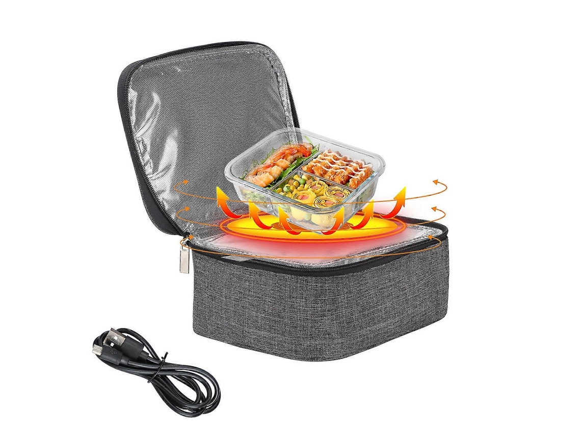 Lancheira Elétrica Portátil Aquecida Para Carro, Mini Bolsa Para Almoço Em Micro Ondas Oxford À Prova Dágua Aquaforge (fmy)