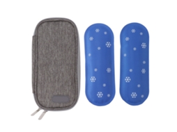 Caseira de Resfriamento para Insulina com 2 Gelos Portátil Bolsa Médica Isolante para Viagens Outdoor S/MARCA