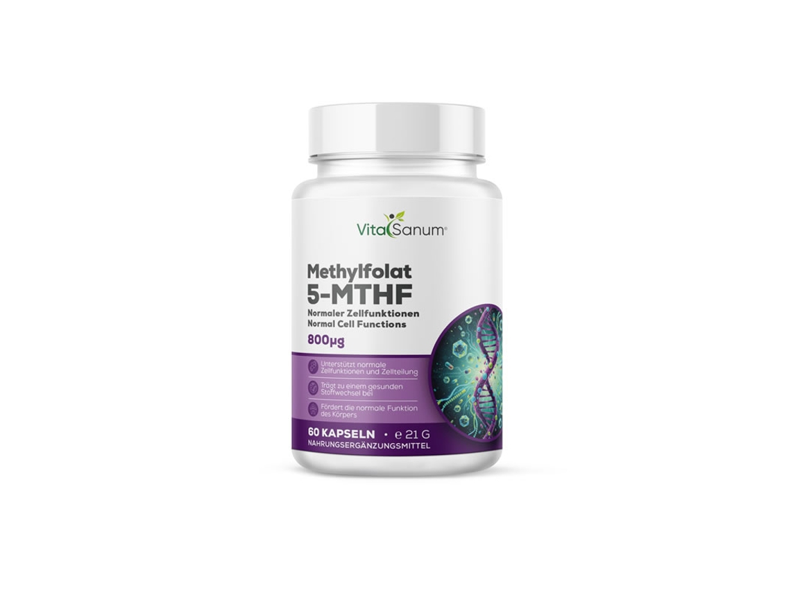 Vitasanum®- Methylfolat 5-mthf (folat) 800 Μg – 60 Kapseln